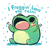 Froggin Love The Rain