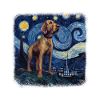 Bloodhound Van gogh starry night