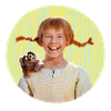 Pippi Langkous Portret Pippi Met Meneer Nilsson