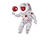 Table Tennis Ping-Pong Astronaut