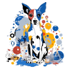 Lojou the painter dog