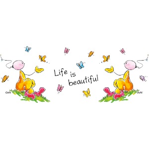 OUPS Tasse - Life is beautiful