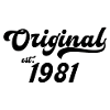 1981 Anniversaire