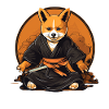 Ninja Corgi Dog