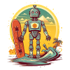 Robots on the beach