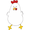 lustiges huhn