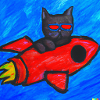 Rocket cat