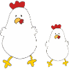 mutter kind huhn