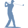 Golfer Silhouette - Tee Golf