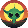 Coucher de soleil extraterrestre