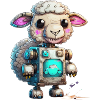Roboter Schaf