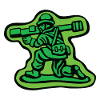 Toy Soldier with Bazooka