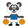 PANDA - BÄR - BASKETBALL