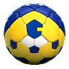 Yellow blue ball