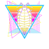 Isopods Retro Vaporwave