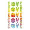 Love mit Farbverlauf