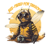Pilot bee with lettering