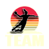 Handball Handballerin Team