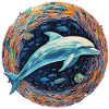 Delphin -Himmels -Leuchttiefe