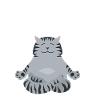 Yoga Cat - Be Here Meow