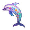 Kawaii Dolphin - Fantastic Ocean Dreams
