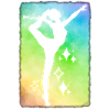 Twirleuse raindow background