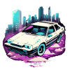 Silver arrow car