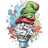 Elf in der Eiswaffel