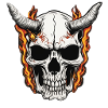 Horned skull | summer effects