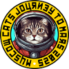 Astronaut Cat Logo 3 - Soviet