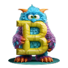 Monster B Giant Plush