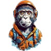 Intelligent chimpanzee - engineer and mechanics