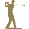 Golfer Silhouette - Tee Golf