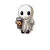 Halloween Geist Spruch Design