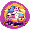 Hedgehog on caravan camping