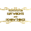 I Know things