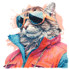 80s Cat