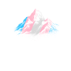 Subtiler Transgender-Pride-Monat Bergwandern