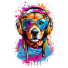 Chien cool
