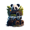 Panda Monster Truck