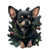 Chihuahua | Weihnachten | Weihnachtsbaum |