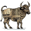 Ägyptischer Stier