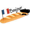 Bonjour - Funny French Baguette
