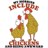 Crazy Chicken Farmer Hen Funny