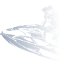 Fast-paced jet ski in silhouette