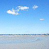 View between sky and sea