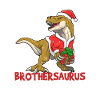 Brothersaurus Brother Dinosaur Christmas