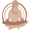 Boho Yoga Meditation Silhouette Design