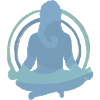 Boho Yoga Meditation Silhouette Design