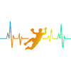 Handball Handball Player Heartbeat